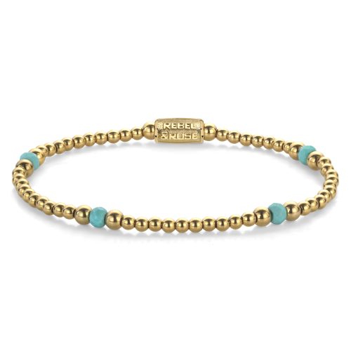 Rebel and Rose Armband Touch of Turquoise 4mm (16,5cm) - 23847
