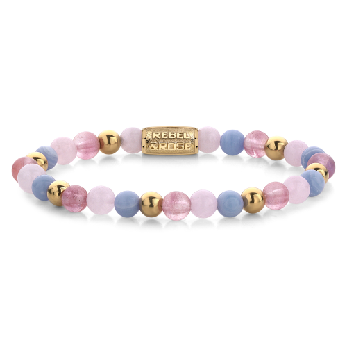 Rebel and Rose Armband Pink Summer Vibes 6mm (16,5cm) - 23859