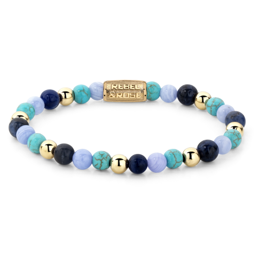 Rebel and Rose Armband Winter Blues 6mm (16,5cm) - 23868