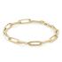 Jackie Armband, 14krt.goud Tres Chic Boxlink  (lengte: 18,5cm.) - 23913