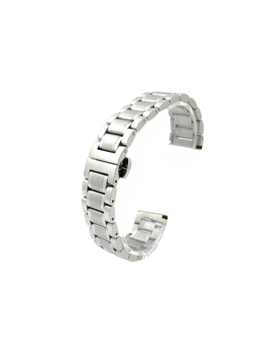 Horlogeband 22mm, Edelstaal - 23930