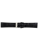 Horlogeband 14mm Zwart, Krokodillen print - 23939