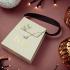 Jackie Collier, 14krt.goud "Festive sparkling Neclace" met wit topaas - 23952