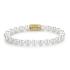 Rebel and Rose Armband Pearl Gem 8mm (maat S: 16,5cm) - 23966