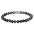 Rebel and Rose Armband Green Rocks 6mm. (maat S: 16,5cm) - 23967