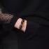 Rebel and Rose Armband Matt Black Madonna (maat S: 16,5cm) - 23971