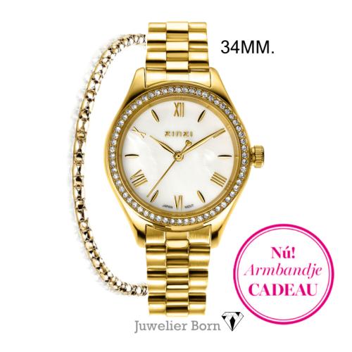 Zinzi  Dameshorloge, model TRESOR ZIW2434 (34mm.kast) - 23973
