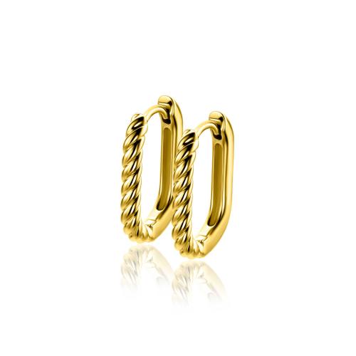 Zinzi Oorringen, model ZIO2691G ovaal (18x2,5mm) - 24000