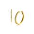 Zinzi Oorringen, model ZGO506 14krt.goud  (12,5x1,8mm.) - 24014
