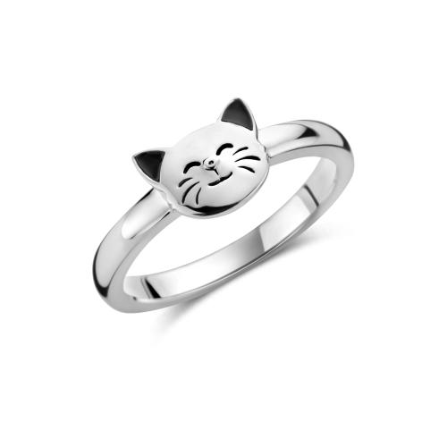 Bellini Ring, model 579.070 poes met zwart emaille - 24047