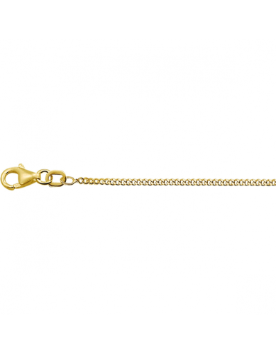 Collier, 9krt.goud gourmette 1,4 mm. (lengte: 50cm.) - 24049