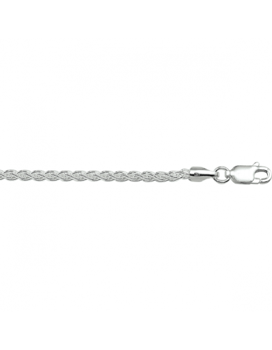 HC Collier, vossestaart 2,5mm. (lengte: 45cm.) - 24083