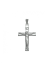 Hanger, zilver kruis met corpus (30x18mm.) - 24100