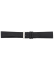 Horlogeband 20mm, superzacht nappa. Zwart - 24106
