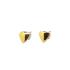 Boccia Oorknoppen, titanium verguld model 05092-02 (5mm.) - 24172