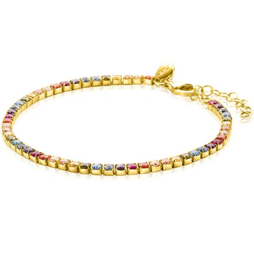Zinzi Armband, model ZIA2679 multicolour (lengte 17-20cm.) - 24197