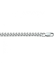 HC Armband, zilver gourmette  4,3 mm. (lengte: 19cm.) - 24204