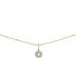 Jackie Collier, 14krt.goud met hanger Grimaldi BlueTopaz (lengte 38-40-42cm.) - 24236