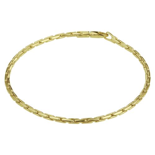 HC Armband, 14krt.goud cardanoschakel (lengte: 19cm.) - 24241