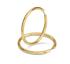 Boccia Oorringen, titanium/verguld model 05070-02 (39x3mm.) - 24282