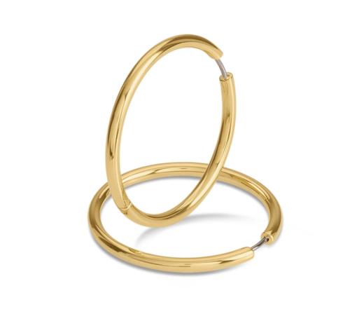 Boccia Oorringen, titanium/verguld model 05070-02 (39x3mm.) - 24282
