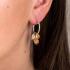 Jeh Jewels, Oorstekers model 21520 zilver verguld met (lengte 1,8cm.) - 24292