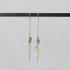 Jeh Jewels, Oorhangers model 20333 zilver verguld met Labradoriet (lengte 5cm.) - 24293