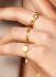 Jackie Ring,14krt.goud Signet  (maat 56) - 24308