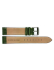 Horlogeband 14mm Groen, krokodillen print - 24380
