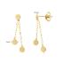 Oorhangers, 14krt.goud (lengte: 2cm.) - 24385