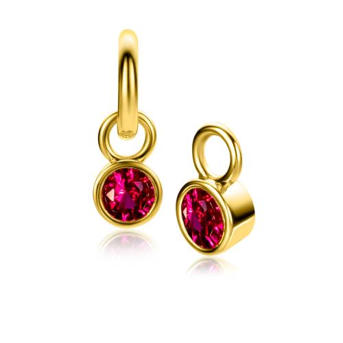 Zinzi Oorbedels, model ZICH-JUL birthstone juli excl. oorringen (7mm.) - 24387