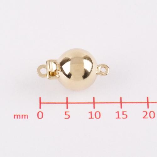 Parelsluiting, zilver verguld (8mm.) - 24404