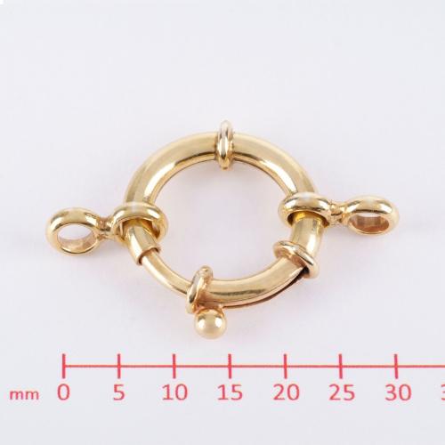 Sierveerring, zilver verguld (18mm.) - 24405