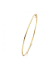 Bangle, 14krt.goud dop ronde buis 2,4 mm (60 x 52 mm.) - 24420