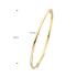 Bangle, 14krt.goud dop ronde buis 2,4 mm (60 x 52 mm.) - 24420