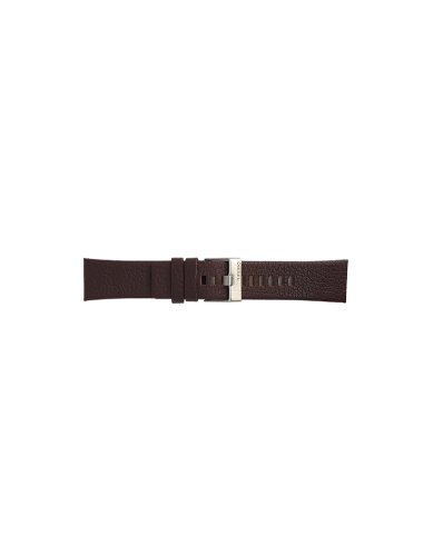 Horlogeband 24mm Bruin ter vervanging van Orginele Diesel band - 24428