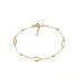 Armband, 14krt.bicolour goud (lengte: 17-20cm.) - 24443