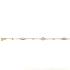 Armband, 14krt.bicolour goud (lengte: 17-20cm.) - 24443