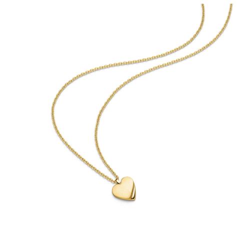 Boccia Collier, Titanium model 08083-02 incl. hart-hanger (lengte 41-46cm.) - 24463
