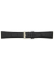 Horlogeband 22mm Zwart Krokodillenprint - 24467