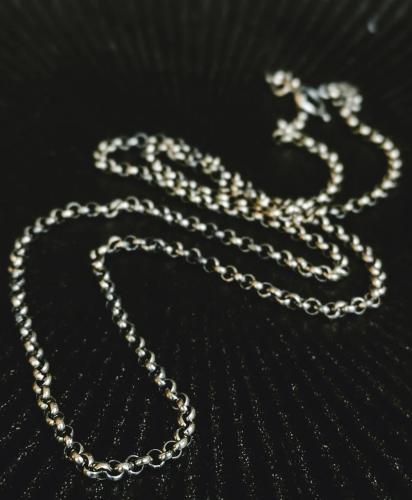 TAJ AMSTERDAM Zilveren Ketting model Aeson (lengte 60cm.) - 24482