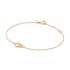 Jackie Armband, 14krt.goud "Giro Doppio Bracelet" (lengte: 16-17-18cm.) - 24492
