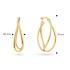 Jackie Oorringen, 14krt.goud "Maxima Hoops" (29x8,5mm.) - 24494