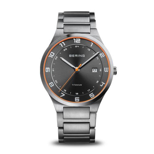 Bering Herenhorloge Quartz, 15139-709 (40mm) Titanium - 24503