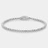 Rebel and Rose Armband "Silver Shine" met Hematiet (maat S: 16,5cm) - 24523