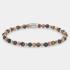 Rebel and Rose Armband "Winter Glow" met Tijgeroog, Rhodochrosiet, Bronziet (maat S: 16,5cm) - 24528