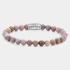 Rebel and Rose Armband "Rose Garden" met Tijgeroog, Rhodochrosiet (maat S: 16,5cm) - 24529
