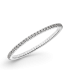 LUIS & FREYA Armband, zilver gerhodineerd flexband met wit zirkonia 2,5mm. (lengte: S 17,4cm) - 24605