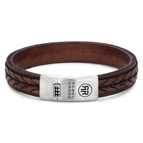 Rebel and Rose Armband 2 Stranded 925 Earth (maat M:17,5cm) - 24622