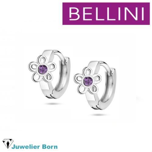 Bellini Oorringen, model 575.110 bloem paars - 24680